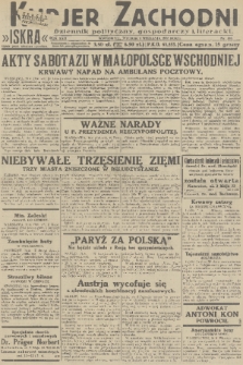 Kurjer Zachodni Iskra : dziennik polityczny, gospodarczy i literacki. R.22, 1931, nr 200