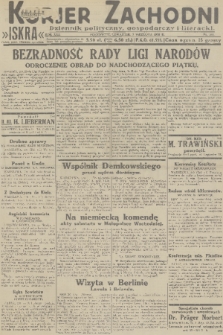 Kurjer Zachodni Iskra : dziennik polityczny, gospodarczy i literacki. R.22, 1931, nr 202