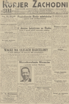 Kurjer Zachodni Iskra : dziennik polityczny, gospodarczy i literacki. R.22, 1931, nr 207