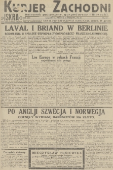 Kurjer Zachodni Iskra : dziennik polityczny, gospodarczy i literacki. R.22, 1931, nr 224
