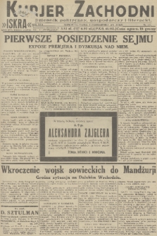 Kurjer Zachodni Iskra : dziennik polityczny, gospodarczy i literacki. R.22, 1931, nr 227