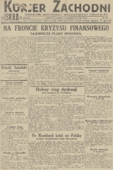 Kurjer Zachodni Iskra : dziennik polityczny, gospodarczy i literacki. R.22, 1931, nr 228