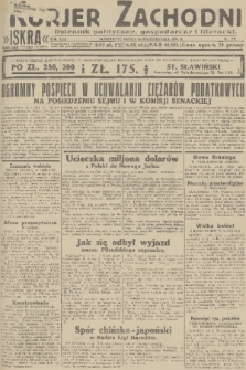 Kurjer Zachodni Iskra : dziennik polityczny, gospodarczy i literacki. R.22, 1931, nr 237