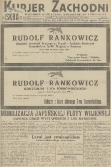Kurjer Zachodni Iskra : dziennik polityczny, gospodarczy i literacki. R.22, 1931, nr 242