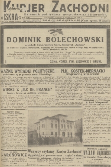 Kurjer Zachodni Iskra : dziennik polityczny, gospodarczy i literacki. R.22, 1931, nr 253