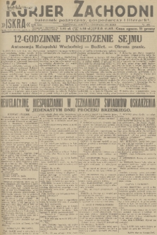 Kurjer Zachodni Iskra : dziennik polityczny, gospodarczy i literacki. R.22, 1931, nr 258