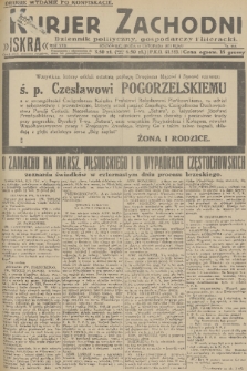 Kurjer Zachodni Iskra : dziennik polityczny, gospodarczy i literacki. R.22, 1931, nr 261 [po konfiskacie]