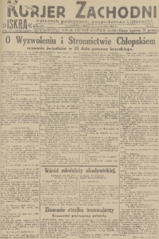 Kurjer Zachodni Iskra : dziennik polityczny, gospodarczy i literacki. R.22, 1931, nr 270