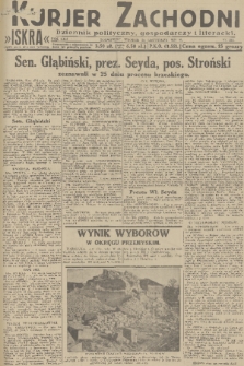 Kurjer Zachodni Iskra : dziennik polityczny, gospodarczy i literacki. R.22, 1931, nr 272