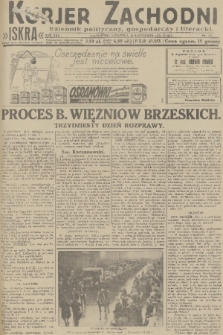 Kurjer Zachodni Iskra : dziennik polityczny, gospodarczy i literacki. R.22, 1931, nr 277