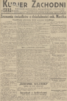 Kurjer Zachodni Iskra : dziennik polityczny, gospodarczy i literacki. R.22, 1931, nr 278