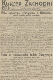 Kurjer Zachodni Iskra : dziennik polityczny, gospodarczy i literacki. R.22, 1931, nr 293