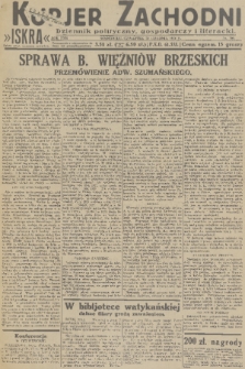 Kurjer Zachodni Iskra : dziennik polityczny, gospodarczy i literacki. R.22, 1931, nr 300