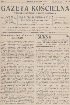 Gazeta Kościelna : tygodnik poświęcony sprawom kościelnym : organ stowarzyszeń kapłańskich w Polsce. R.40, 1933, nr 5