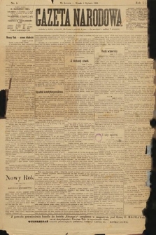 Gazeta Narodowa. 1901, nr 1