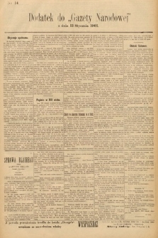 Gazeta Narodowa. 1901, nr 14