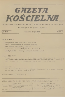 Gazeta Kościelna : tygodnik stowarzyszeń kapłańskich w Polsce. R.43, 1936, nr 27