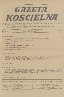 Gazeta Kościelna : tygodnik stowarzyszeń kapłańskich w Polsce. R.44, 1937, nr 8