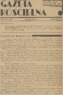 Gazeta Kościelna : tygodnik dla duchowieństwa. R.45, 1938, nr 4