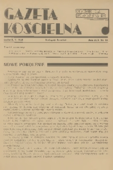 Gazeta Kościelna : tygodnik dla duchowieństwa. R.45, 1938, nr 19