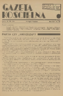 Gazeta Kościelna : tygodnik dla duchowieństwa. R.45, 1938, nr 28