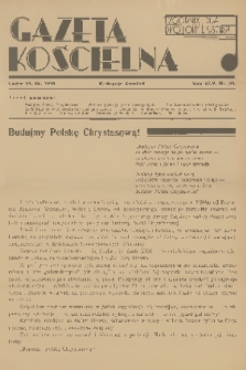Gazeta Kościelna : tygodnik dla duchowieństwa. R.45, 1938, nr 39