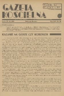 Gazeta Kościelna : tygodnik dla duchowieństwa. R.45, 1938, nr 48