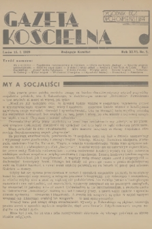 Gazeta Kościelna : tygodnik dla duchowieństwa. R.46, 1939, nr 3