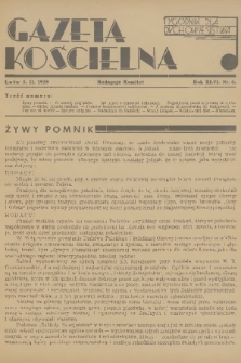 Gazeta Kościelna : tygodnik dla duchowieństwa. R.46, 1939, nr 6