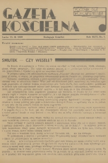 Gazeta Kościelna : tygodnik dla duchowieństwa. R.46, 1939, nr 7