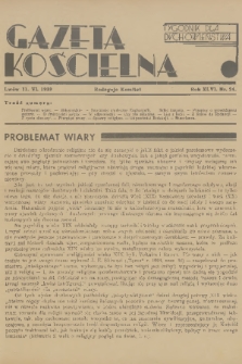Gazeta Kościelna : tygodnik dla duchowieństwa. R.46, 1939, nr 24