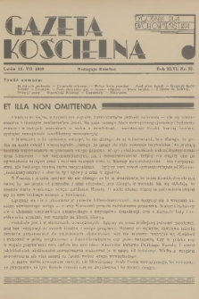 Gazeta Kościelna : tygodnik dla duchowieństwa. R.46, 1939, nr 30