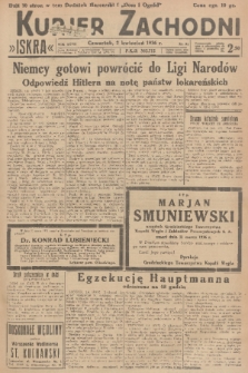 Kurjer Zachodni Iskra. R.27, 1936, nr 92 + dod.