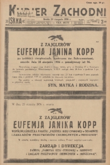 Kurjer Zachodni Iskra. R.27, 1936, nr 232