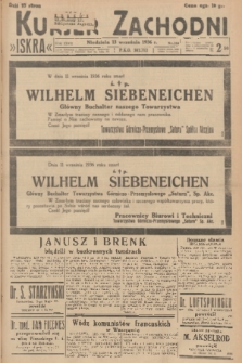 Kurjer Zachodni Iskra. R.27, 1936, nr 250