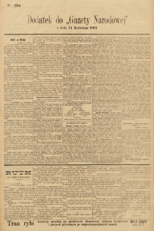 Gazeta Narodowa. 1901, nr 104