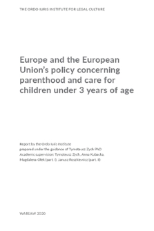 Europe and the European Union's policy concerning parenthood and care for children under 3 years of age