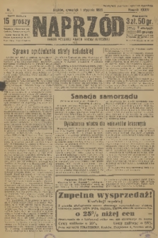 Naprzód : organ Polskiej Partji Socjalistycznej. 1925, nr 1