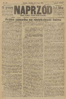 Naprzód : organ Polskiej Partji Socjalistycznej. 1925, nr 38