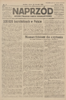 Naprzód : organ Polskiej Partji Socjalistycznej. 1926, nr 17