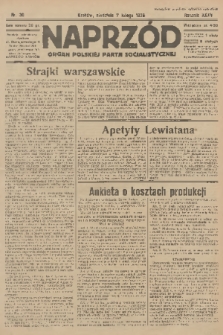 Naprzód : organ Polskiej Partji Socjalistycznej. 1926, nr 30