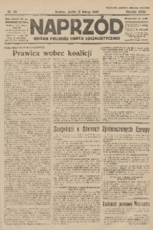 Naprzód : organ Polskiej Partji Socjalistycznej. 1926, nr 34