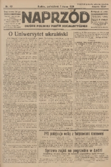 Naprzód : organ Polskiej Partji Socjalistycznej. 1926, nr 49
