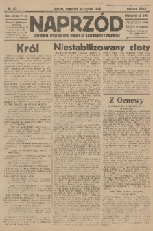 Naprzód : organ Polskiej Partji Socjalistycznej. 1926, nr 63