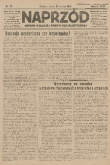 Naprzód : organ Polskiej Partji Socjalistycznej. 1926, nr 70