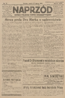 Naprzód : organ Polskiej Partji Socjalistycznej. 1926, nr 71