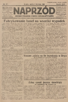 Naprzód : organ Polskiej Partji Socjalistycznej. 1926, nr 77