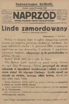 Naprzód : organ Polskiej Partji Socjalistycznej. 1926, nr 86