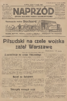 Naprzód : organ Polskiej Partji Socjalistycznej. 1926, nr 109