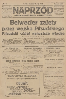 Naprzód : organ Polskiej Partji Socjalistycznej. 1926, nr 111